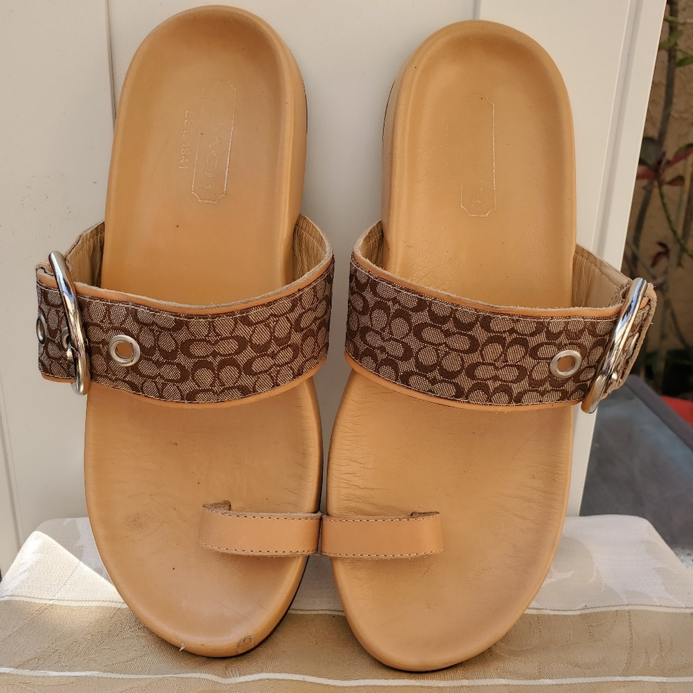 Coach Tan Sandles